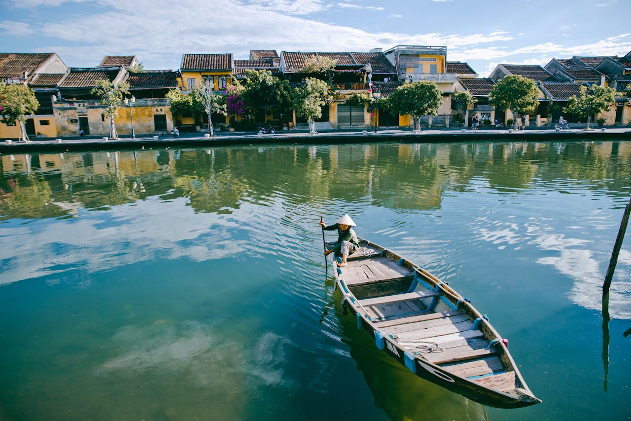 Rzeka Hoi An Wietnam