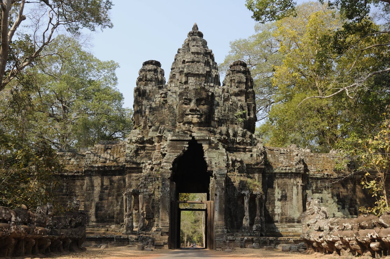 Brama do Angkor Thom Brama do Angkor Thom