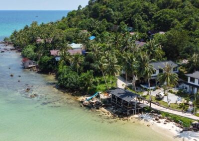Lanting Villas from air